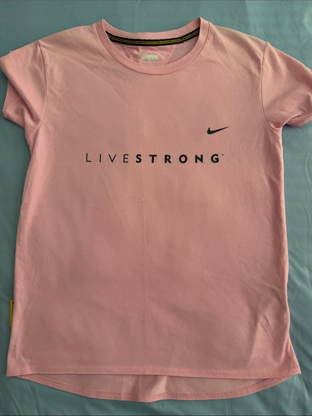 Nike Pink Livestrong Logo Tee
